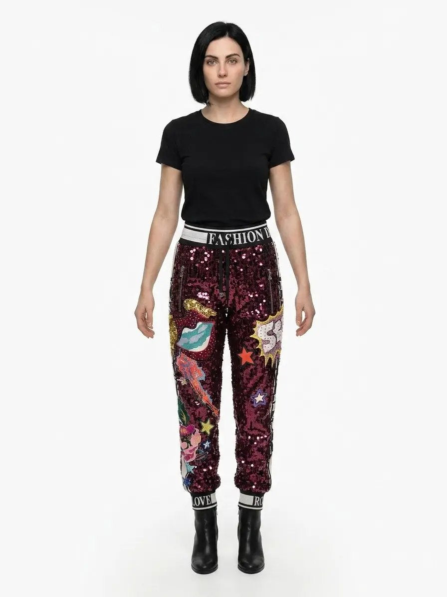 Dolce &amp; Gabbana Sample Sale | Dolce &amp; Gabbana Pink Polyester Casual Pants - | Designer outlet