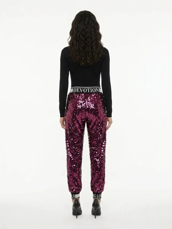 Dolce &amp; Gabbana Sample Sale | Dolce &amp; Gabbana Pink Polyester Casual Pants - | Designer outlet