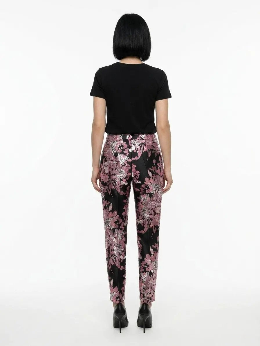 Dolce &amp; Gabbana Sample Sale | Dolce &amp; Gabbana Multicolor Metallic Fibre Dress Pants - | Designer outlet