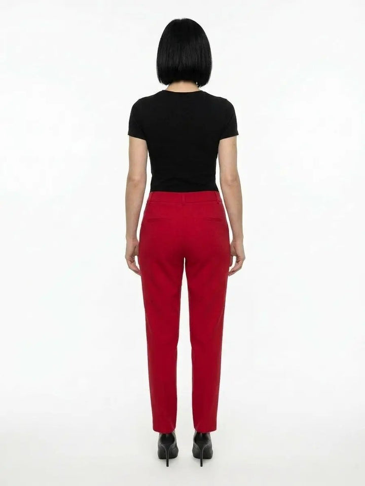 Dolce &amp; Gabbana Sample Sale | Dolce &amp; Gabbana Red Elastane Casual Pants - | Designer outlet
