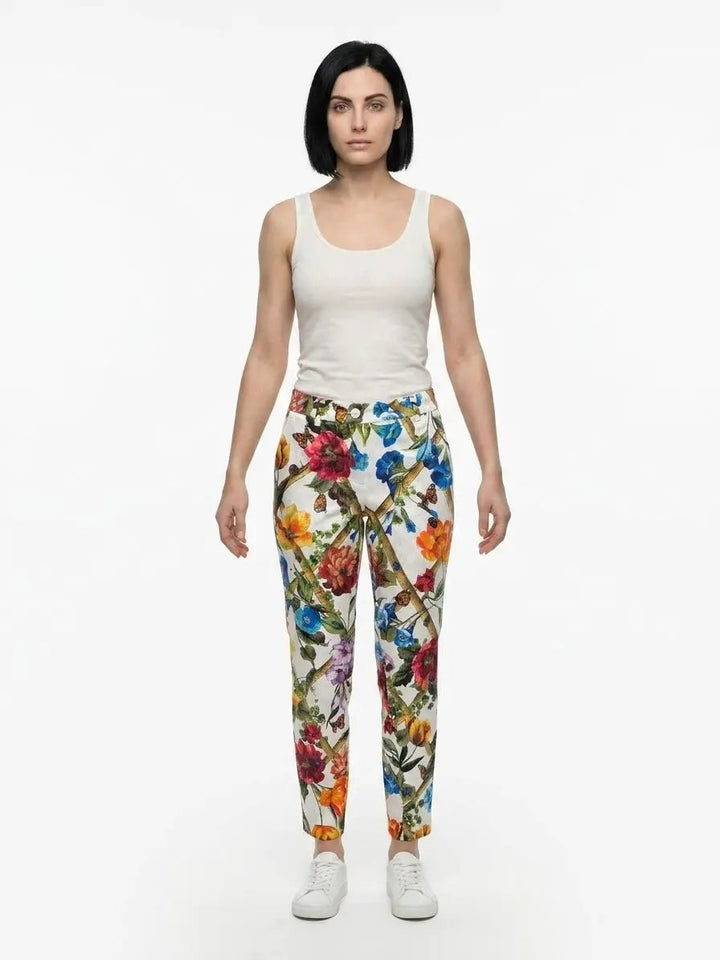 Dolce &amp; Gabbana Sample Sale | Dolce &amp; Gabbana Multicolor Cotton Casual Pants - | Designer outlet