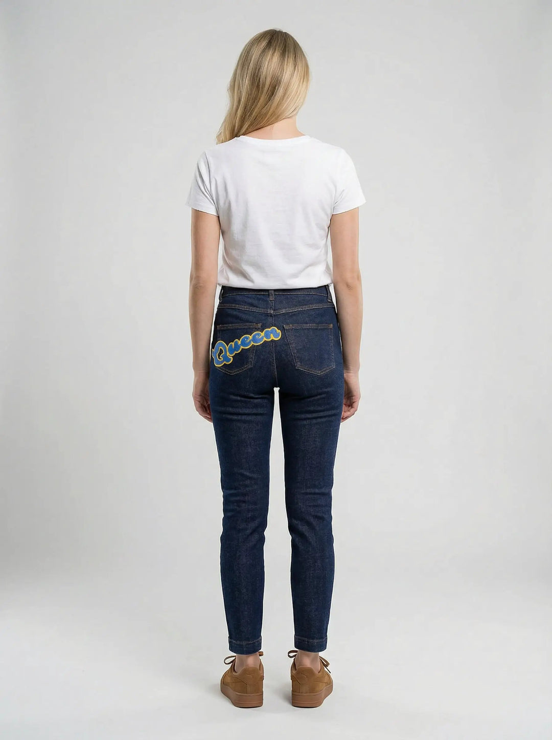 Dolce &amp; Gabbana Sample Sale | Dolce &amp; Gabbana Navy Blue Cotton Skinny Jeans - | Designer outlet