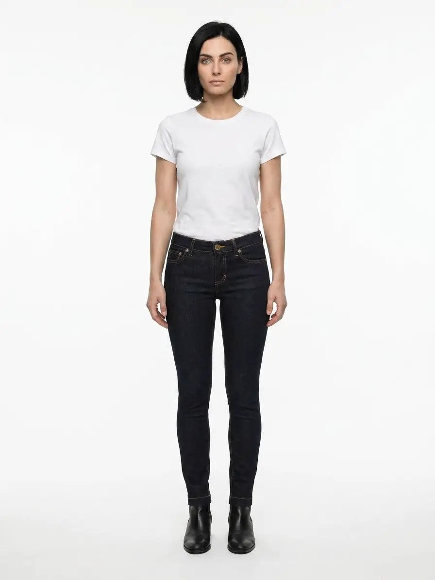Dolce &amp; Gabbana Sample Sale | Dolce &amp; Gabbana Blue Cotton Skinny Jeans - | Designer outlet