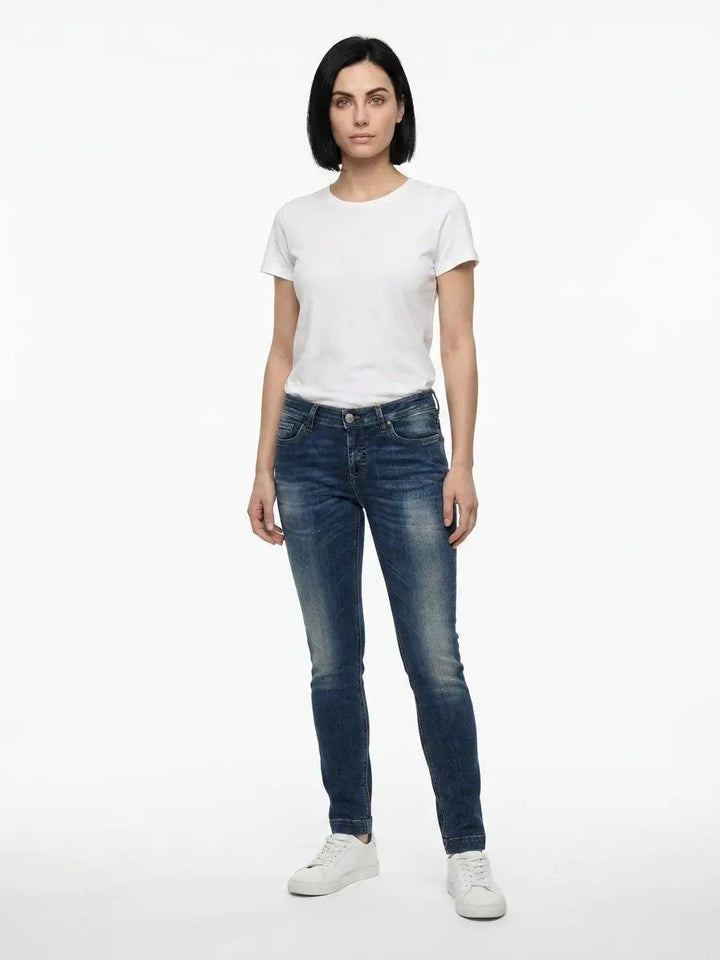 Dolce &amp; Gabbana Sample Sale | Dolce &amp; Gabbana Blue Cotton Skinny Jeans - | Designer outlet