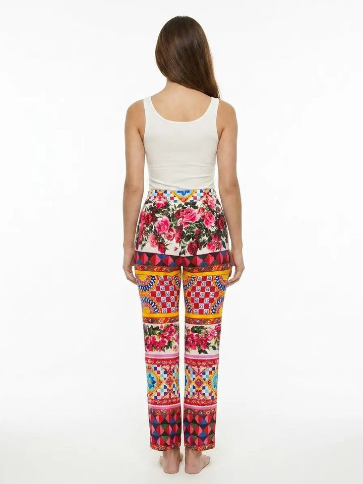 Dolce &amp; Gabbana Sample Sale | Dolce &amp; Gabbana Multicolor Cotton Casual Pants - | Designer outlet