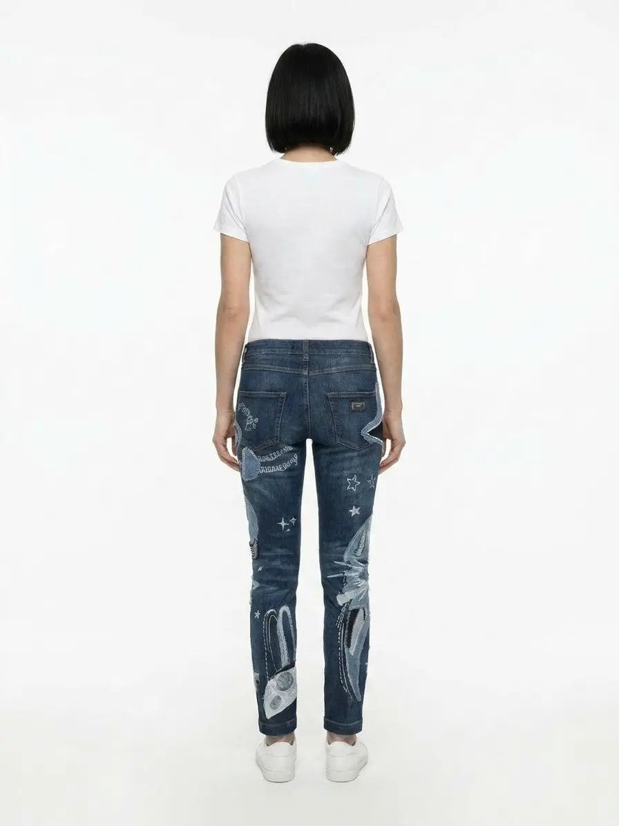 Dolce &amp; Gabbana Sample Sale | Dolce &amp; Gabbana Blue Cotton Jeans Denim - | Designer outlet