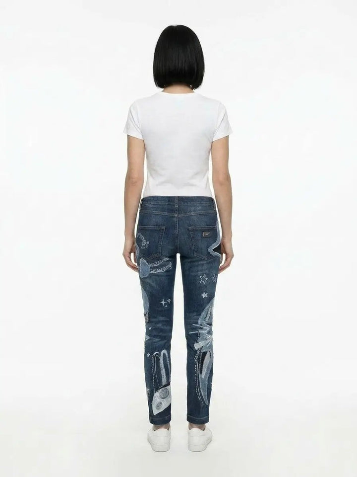 Dolce &amp; Gabbana Sample Sale | Dolce &amp; Gabbana Blue Cotton Jeans Denim - | Designer outlet