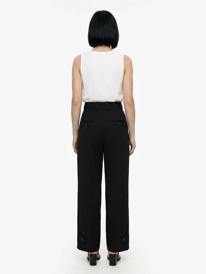 Dolce &amp; Gabbana Sample Sale | Dolce &amp; Gabbana Black Cotton Casual Pants - | Designer outlet