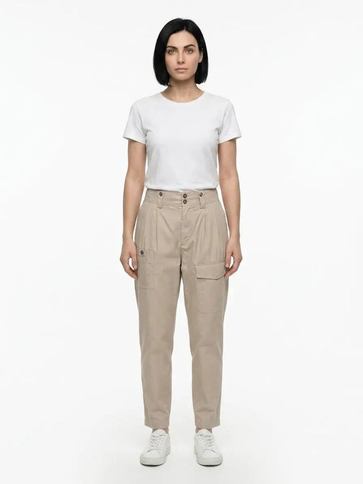 Dolce &amp; Gabbana Sample Sale | Dolce &amp; Gabbana Beige Cotton Cargo Pants - | Designer outlet