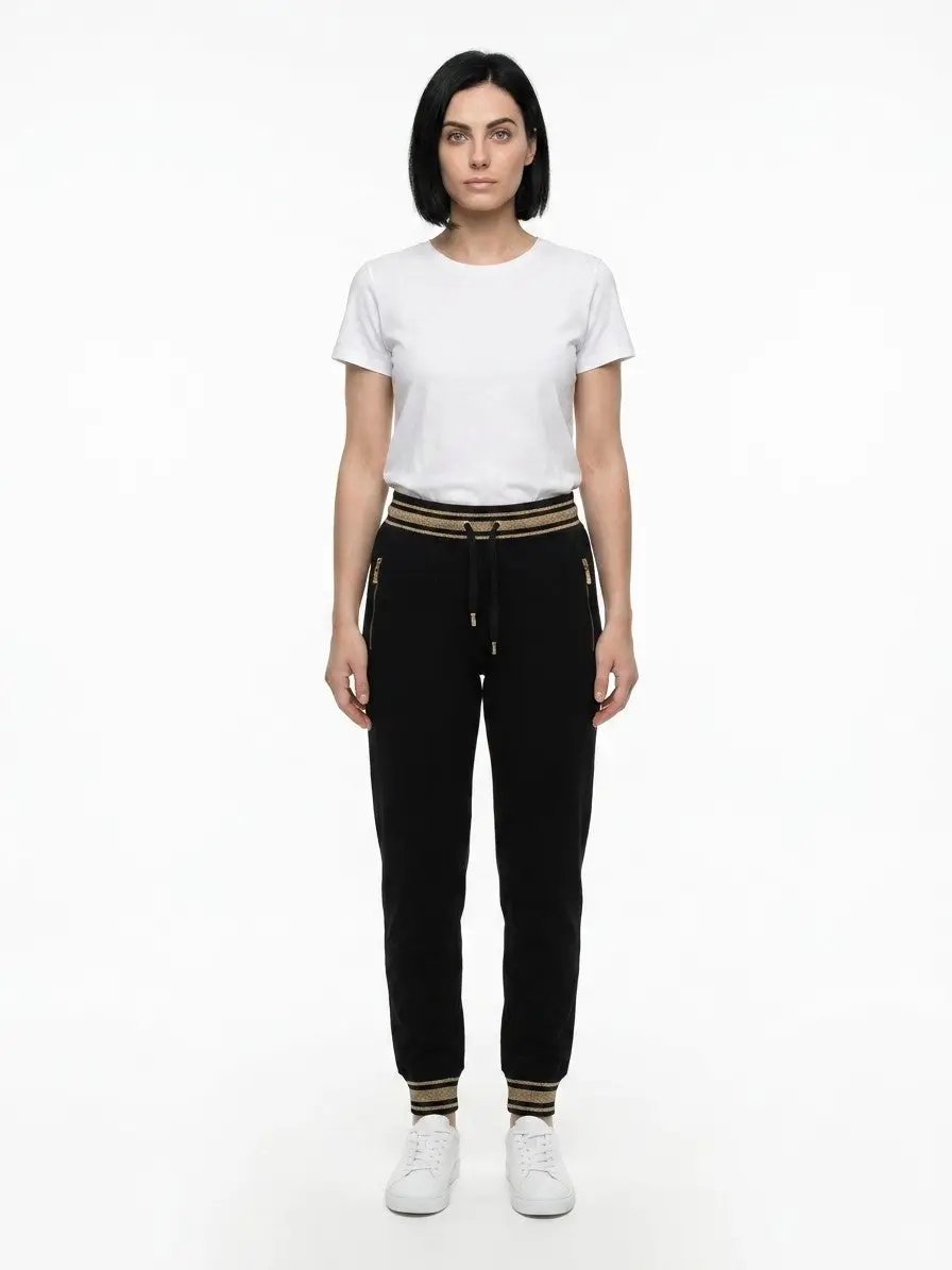 Dolce &amp; Gabbana Sample Sale | Dolce &amp; Gabbana Black Cotton Casual Pants - | Designer outlet