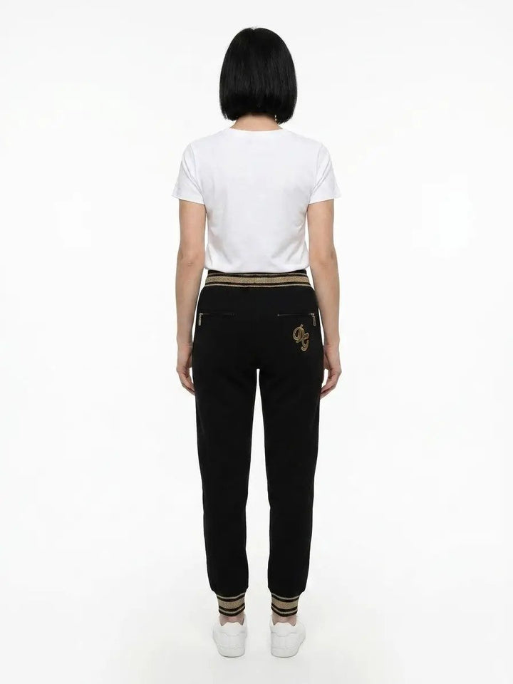Dolce &amp; Gabbana Sample Sale | Dolce &amp; Gabbana Black Cotton Casual Pants - | Designer outlet