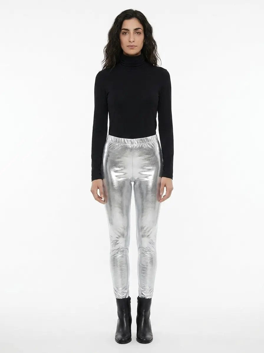 Dolce &amp; Gabbana Sample Sale | Dolce &amp; Gabbana Silver Elastane Skinny Pants - | Designer outlet