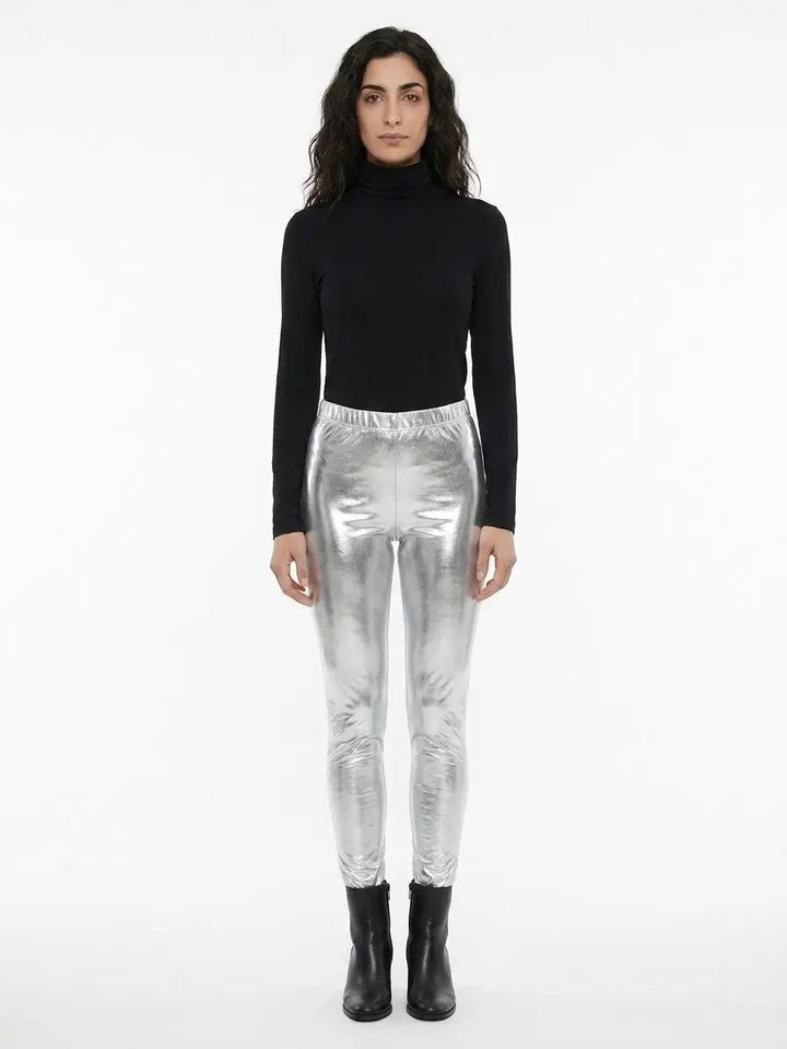 Dolce &amp; Gabbana Sample Sale | Dolce &amp; Gabbana Silver Elastane Skinny Pants - | Designer outlet