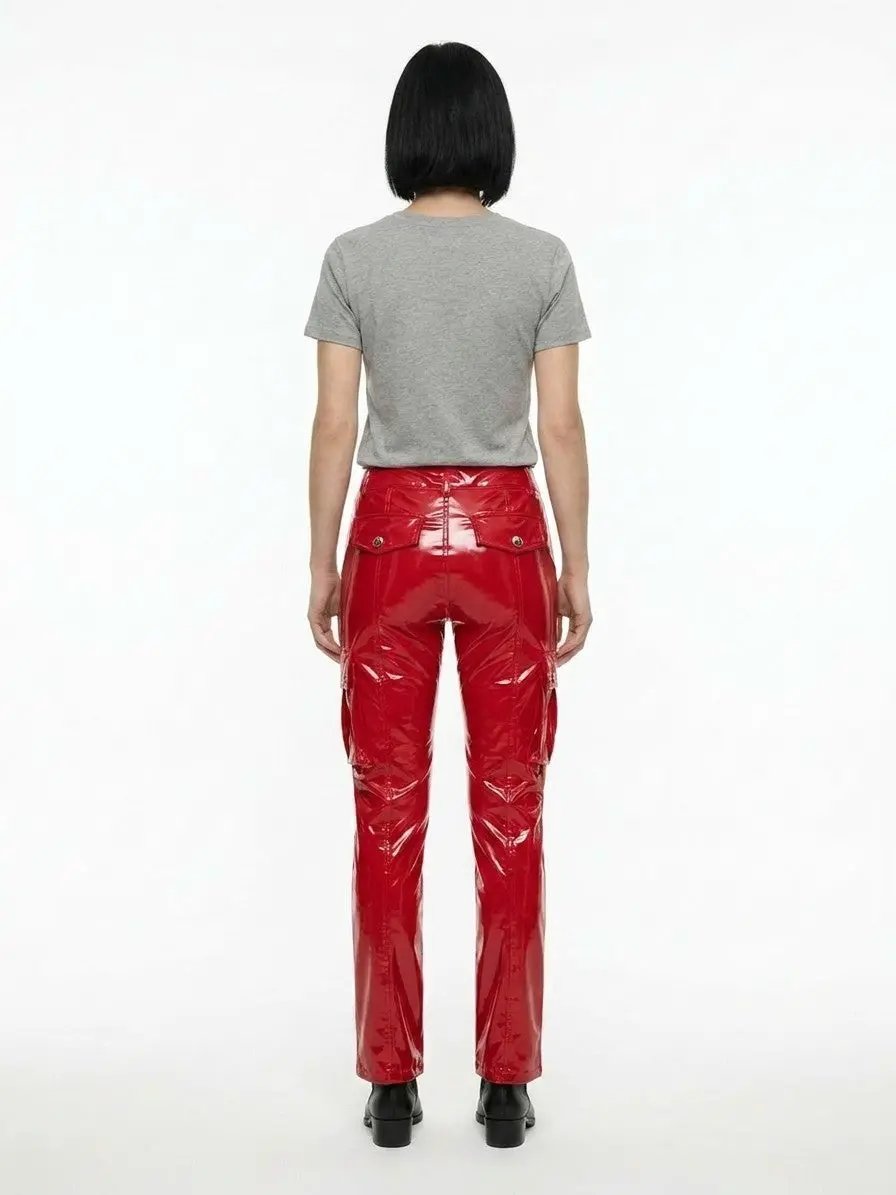 Dolce &amp; Gabbana Sample Sale | Dolce &amp; Gabbana Red Elastane Casual Pants - | Designer outlet