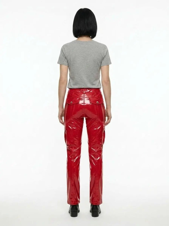 Dolce &amp; Gabbana Sample Sale | Dolce &amp; Gabbana Red Elastane Casual Pants - | Designer outlet