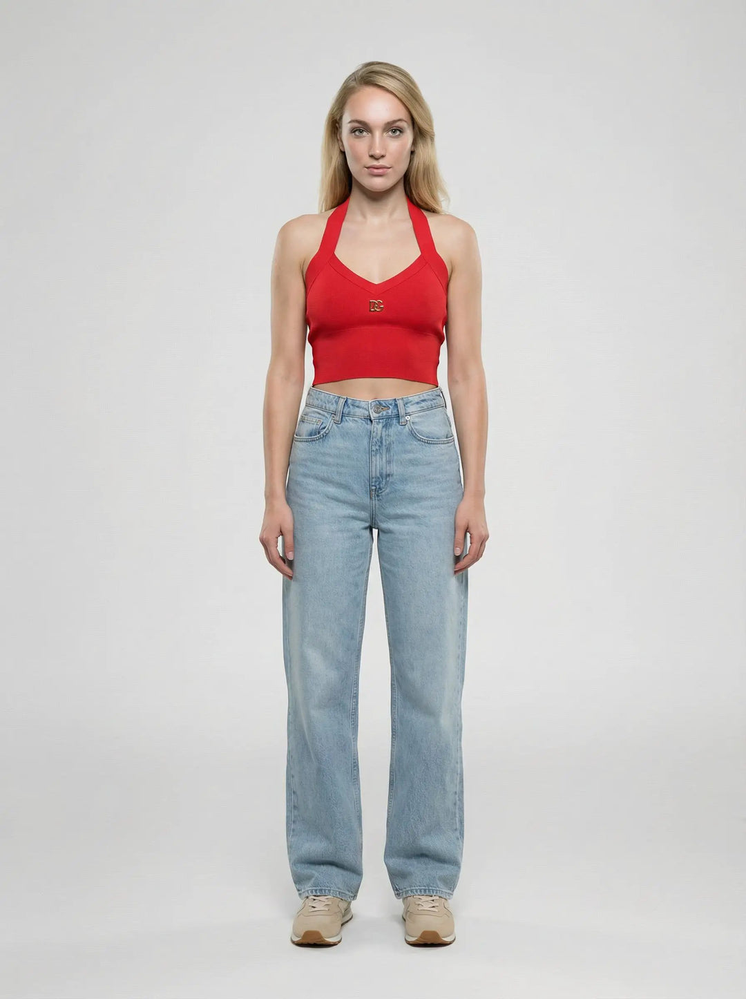 Dolce &amp; Gabbana Sample Sale | Dolce &amp; Gabbana Red Cashmere Tank Tops - | Designer outlet