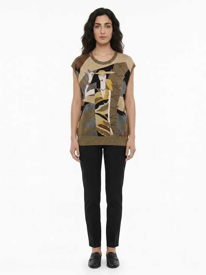 Dolce &amp; Gabbana Sample Sale | Dolce &amp; Gabbana Multicolor Polyester Tank Tops - | Designer outlet