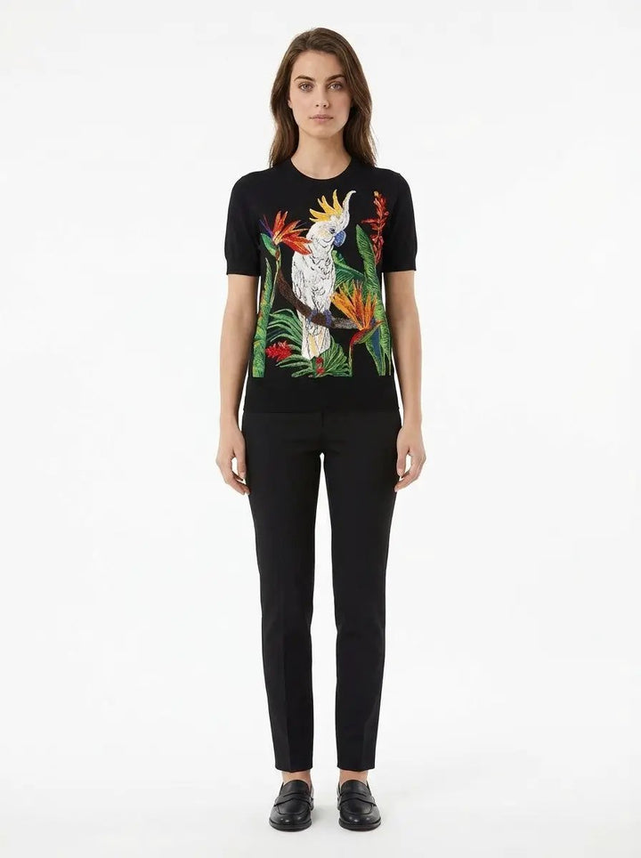 Dolce &amp; Gabbana Sample Sale | Dolce &amp; Gabbana Multicolor Silk T-Shirt - | Designer outlet