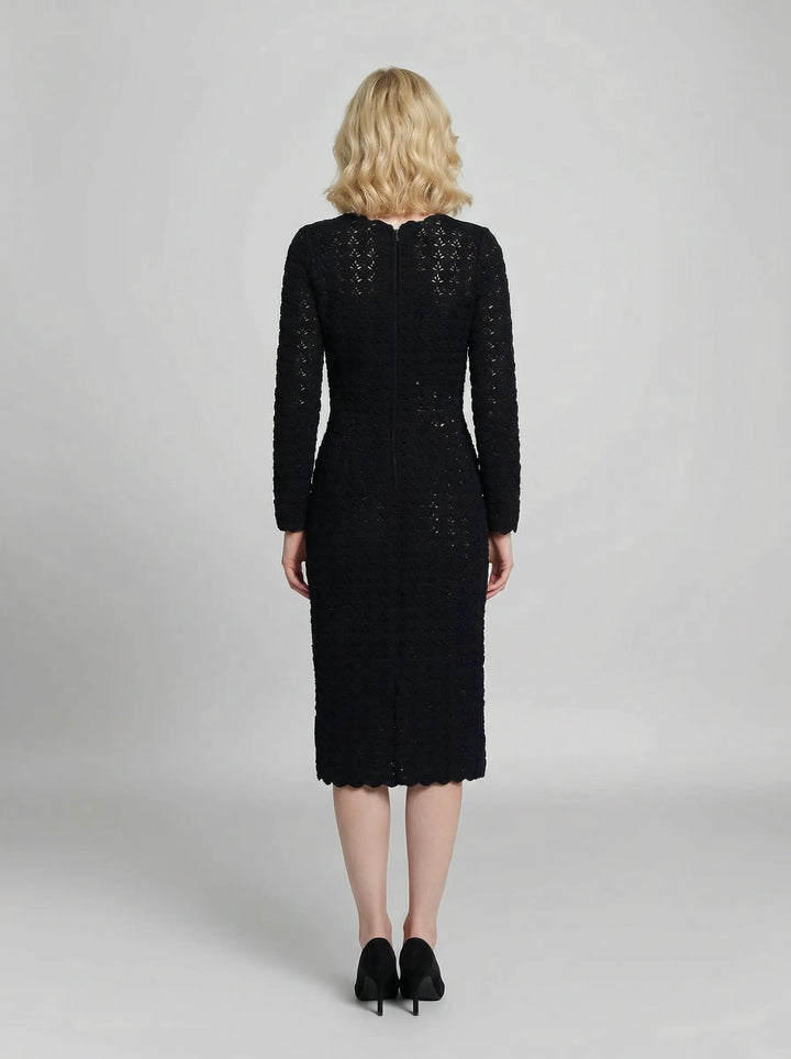 Dolce &amp; Gabbana Sample Sale | Dolce &amp; Gabbana Black Cashmere Casual Dress - | Designer outlet