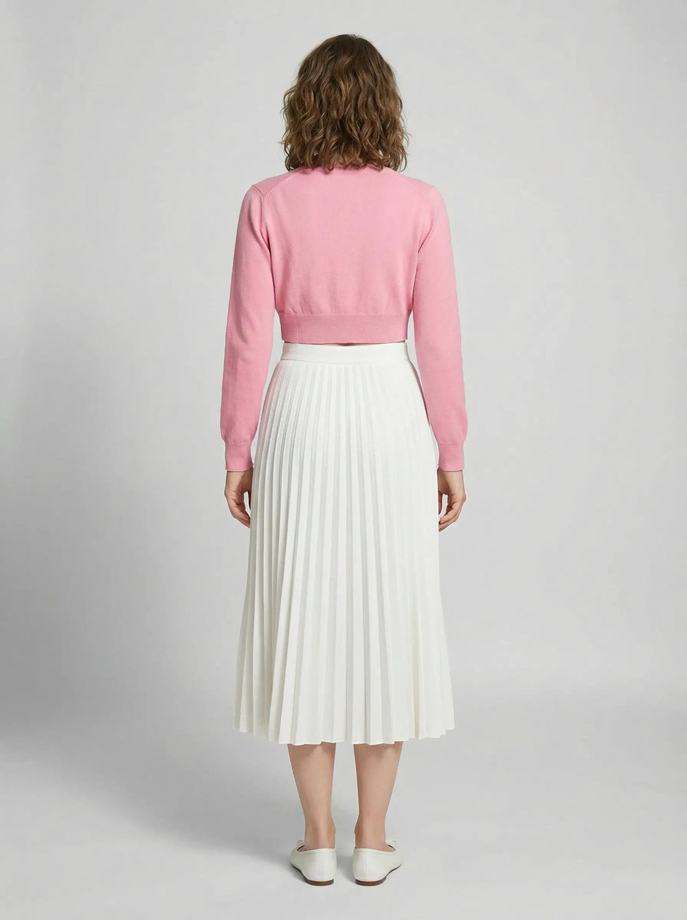 Dolce & Gabbana Sample Sale | Dolce & Gabbana Pink Silk Cardigan - | Designer outlet