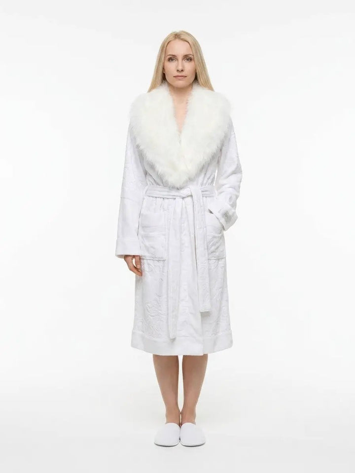 Dolce &amp; Gabbana Sample Sale | Dolce &amp; Gabbana White Cotton Coat - | Designer outlet