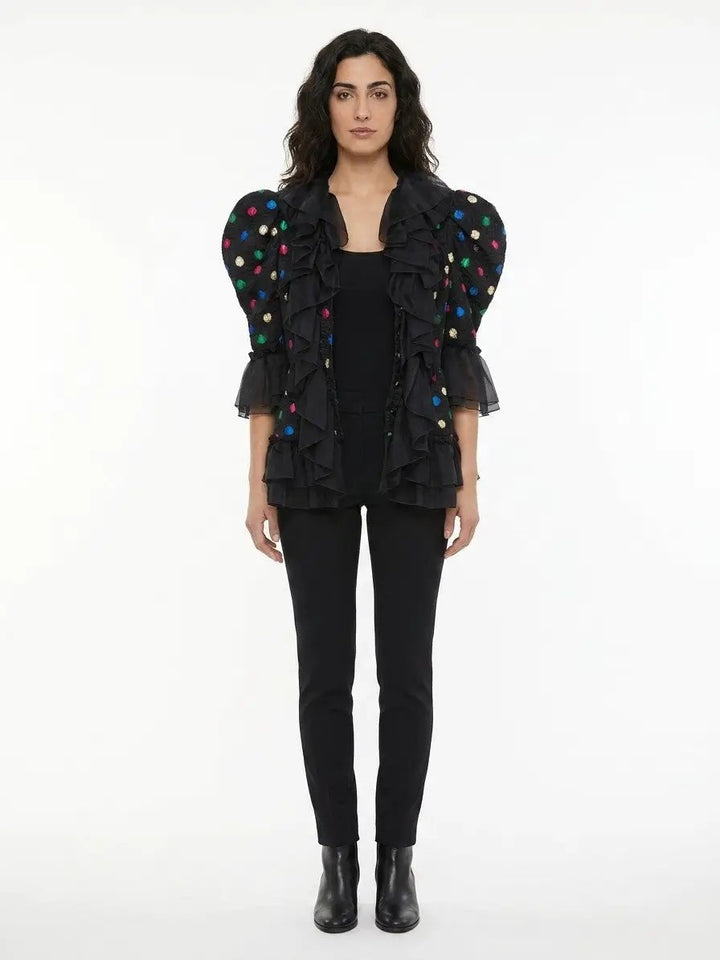 Dolce &amp; Gabbana Sample Sale | Dolce &amp; Gabbana Multicolor Acetate Biker Jacket - | Designer outlet