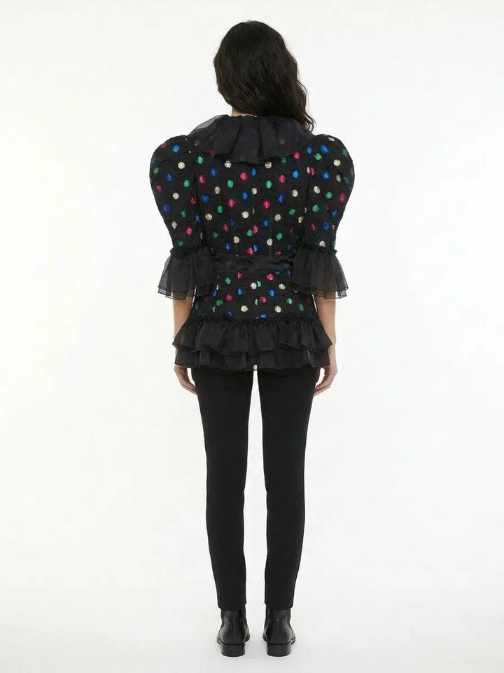 Dolce &amp; Gabbana Sample Sale | Dolce &amp; Gabbana Multicolor Acetate Biker Jacket - | Designer outlet