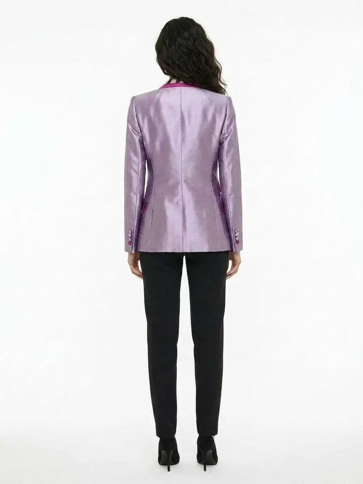 Dolce &amp; Gabbana Sample Sale | Dolce &amp; Gabbana Purple Polyamide Blazer - | Designer outlet