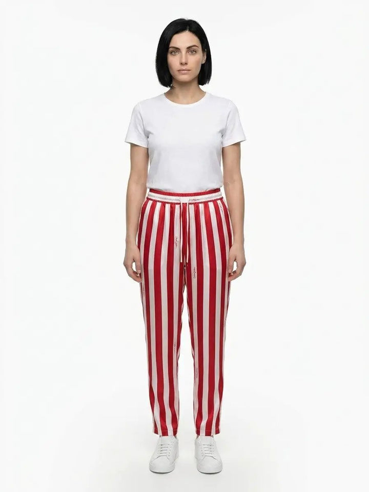 Dolce &amp; Gabbana Sample Sale | Dolce &amp; Gabbana Multicolor Silk Casual Pants - | Designer outlet