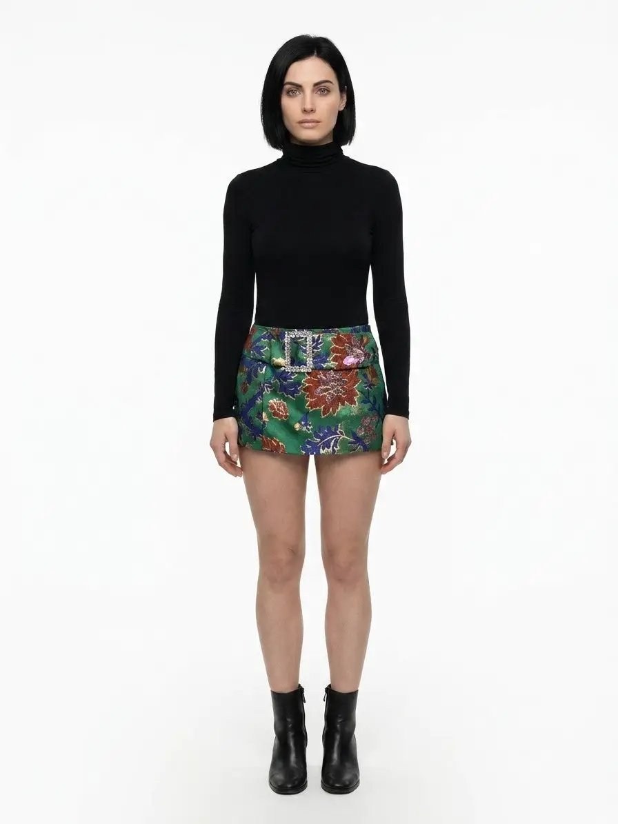 Dolce &amp; Gabbana Sample Sale | Dolce &amp; Gabbana Multicolor Cotton Mini Skirt - | Designer outlet