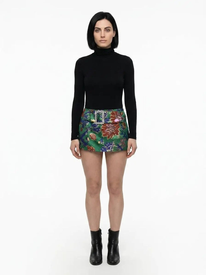 Dolce &amp; Gabbana Sample Sale | Dolce &amp; Gabbana Multicolor Cotton Mini Skirt - | Designer outlet