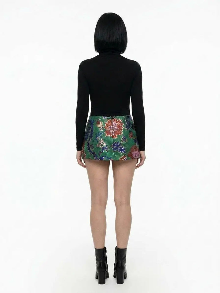Dolce &amp; Gabbana Sample Sale | Dolce &amp; Gabbana Multicolor Cotton Mini Skirt - | Designer outlet