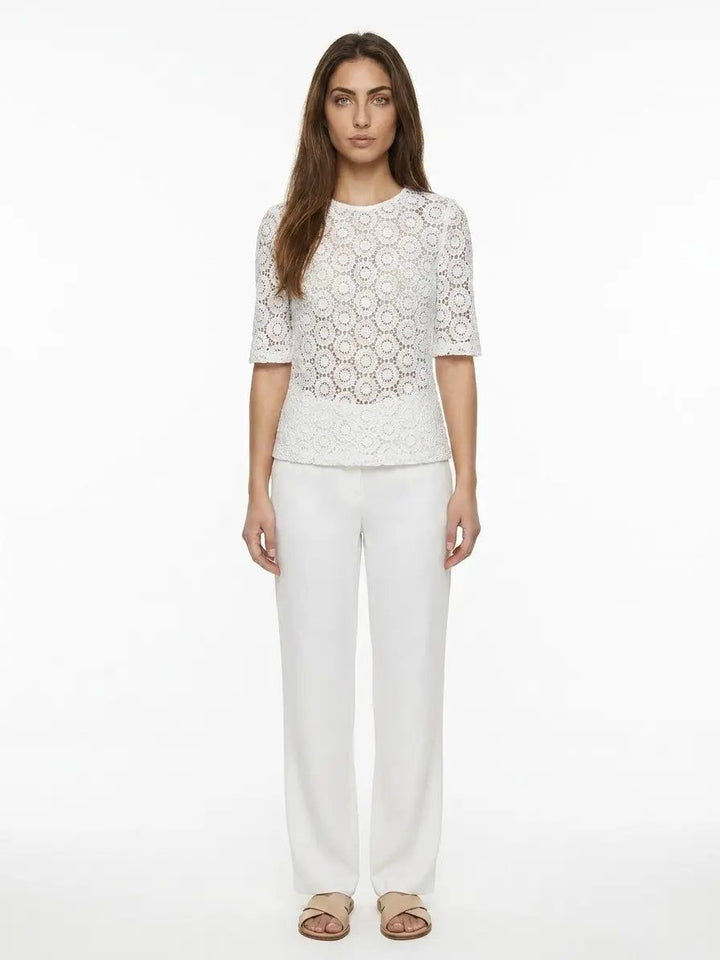 Dolce &amp; Gabbana Sample Sale | Dolce &amp; Gabbana White Cotton T-Shirt - | Designer outlet
