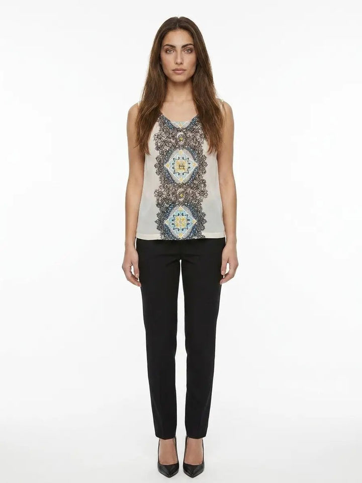 Dolce &amp; Gabbana Sample Sale | Dolce &amp; Gabbana White Silk Blouse - | Designer outlet