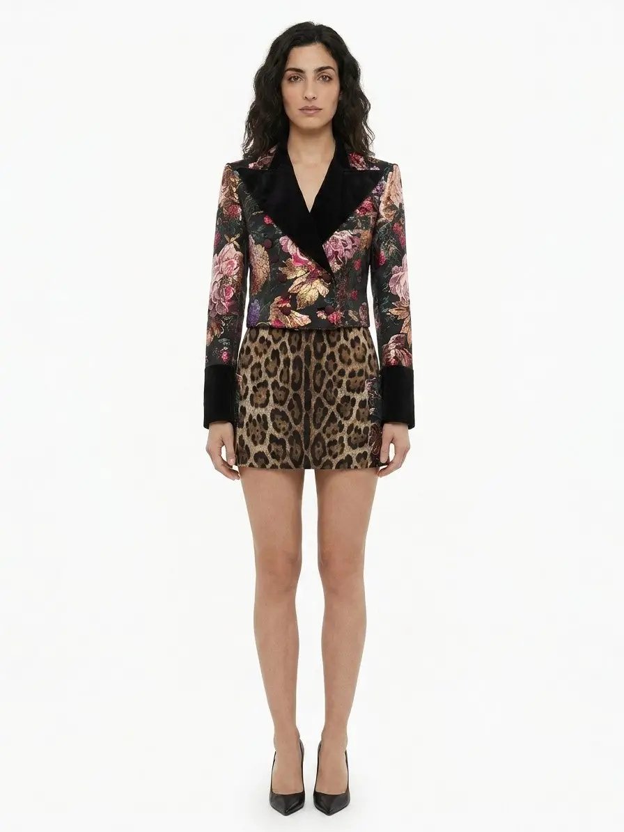 Dolce &amp; Gabbana Sample Sale | Dolce &amp; Gabbana Multicolor Elastane Blazer - | Designer outlet