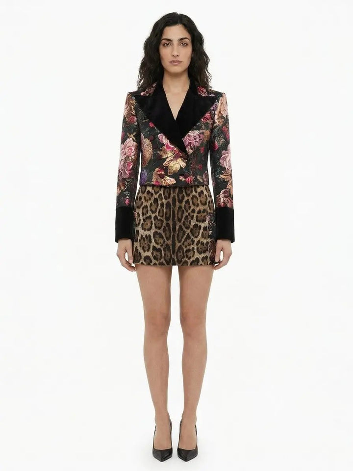 Dolce &amp; Gabbana Sample Sale | Dolce &amp; Gabbana Multicolor Elastane Blazer - | Designer outlet