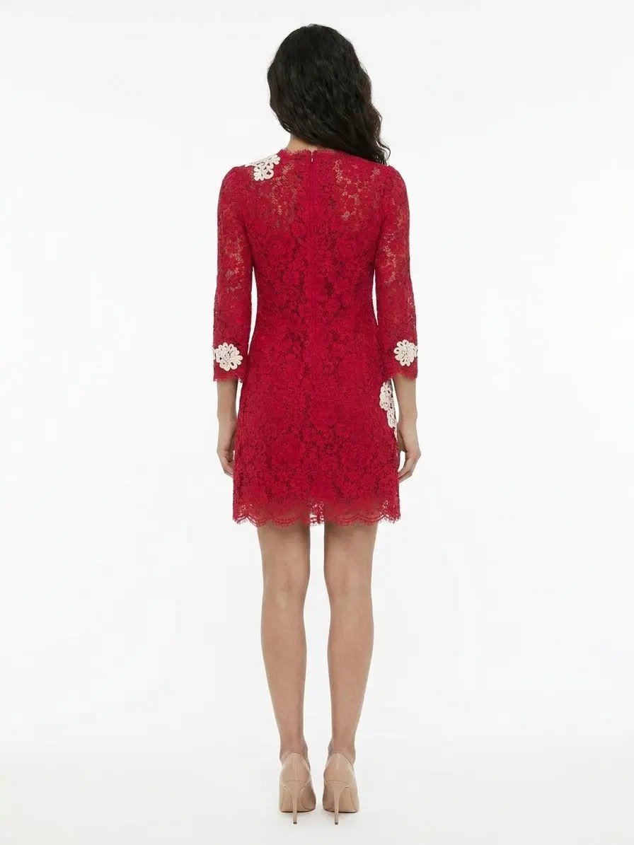 Dolce & Gabbana Sample Sale | Dolce & Gabbana Bicolor Cotton Cocktail Dress - | Designer outlet