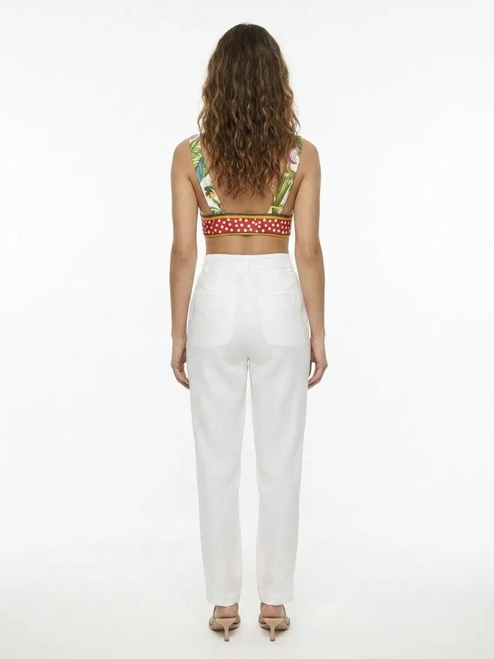 Dolce &amp; Gabbana Sample Sale | Dolce &amp; Gabbana Multicolor Silk Sleeveles T-Shirt - | Designer outlet