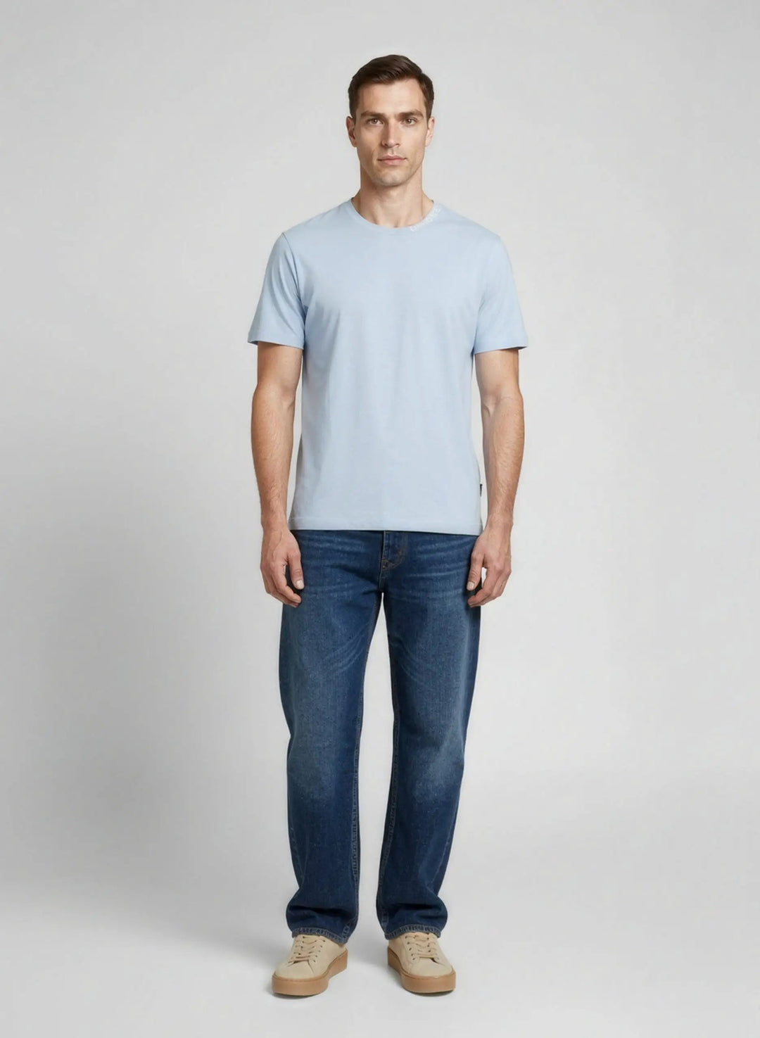 Balmain Sample Sale | Balmain Bicolor Cotton T-Shirt - | Designer outlet