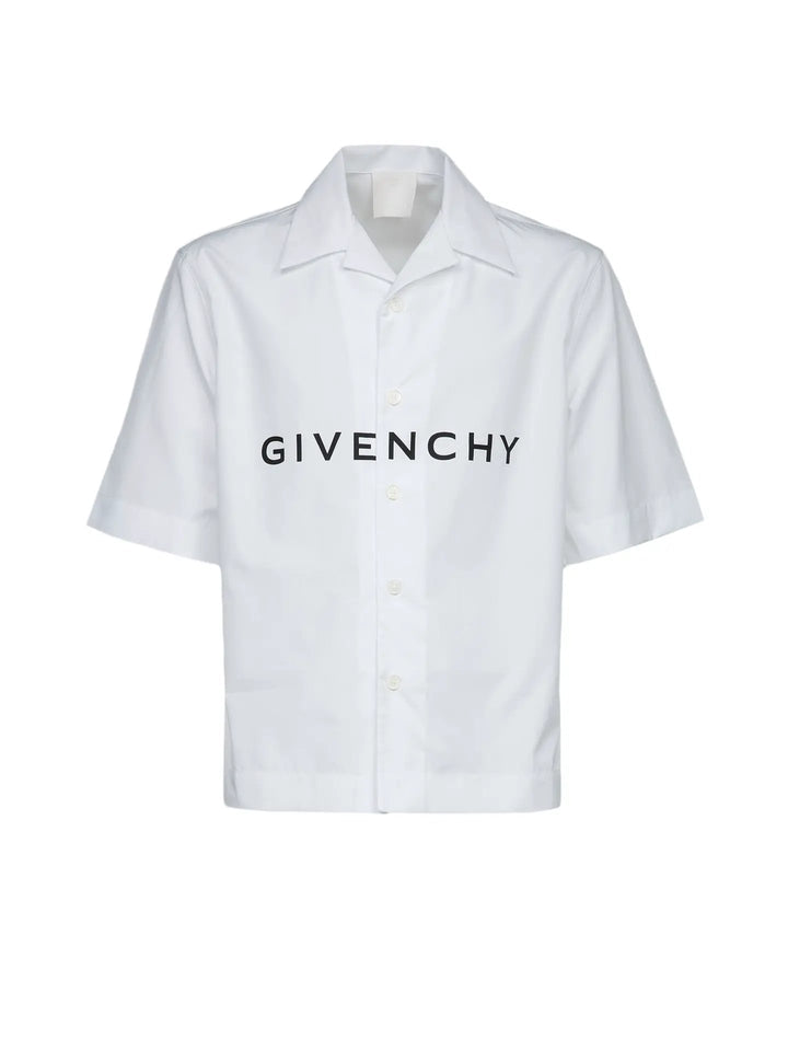 Givenchy Sample Sale | Givenchy Bicolor Cotton Shortsleeve Shirt - | Designer outlet