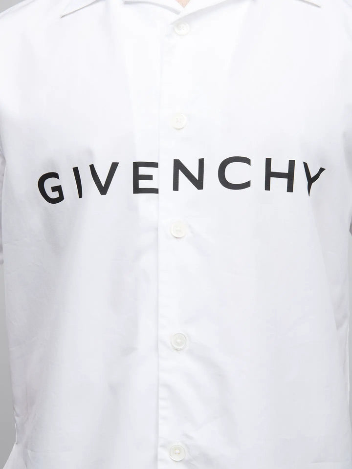 Givenchy Sample Sale | Givenchy Bicolor Cotton Shortsleeve Shirt - | Designer outlet