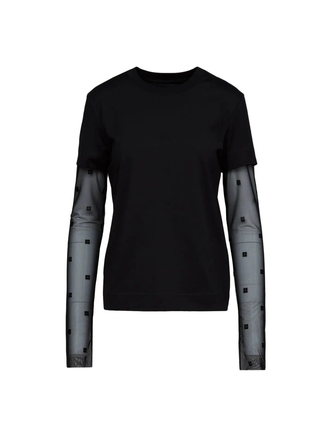 Givenchy Sample Sale | Givenchy Black Cotton Long Sleeve T-Shirt - | Designer outlet