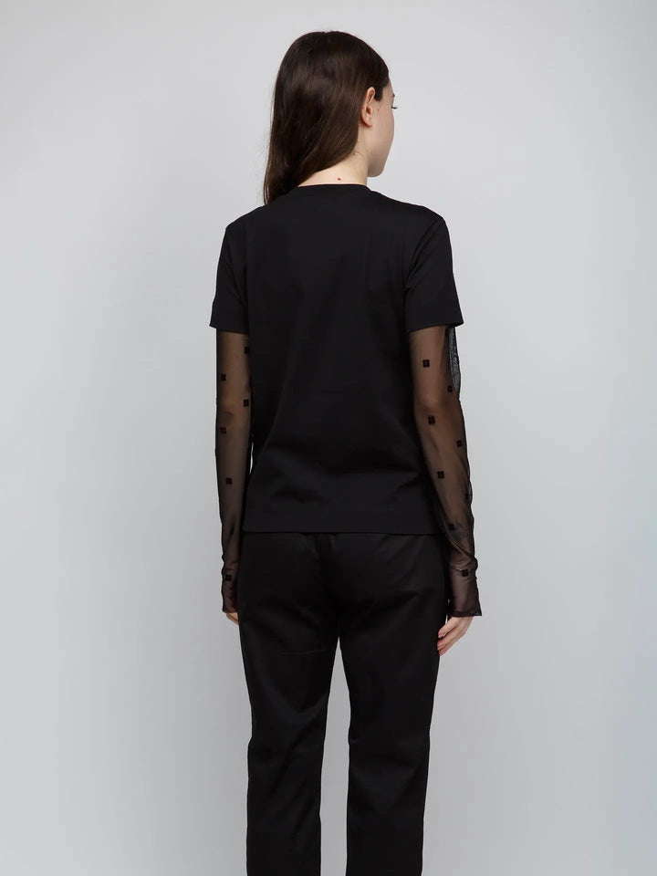 Givenchy Sample Sale | Givenchy Black Cotton Long Sleeve T-Shirt - | Designer outlet