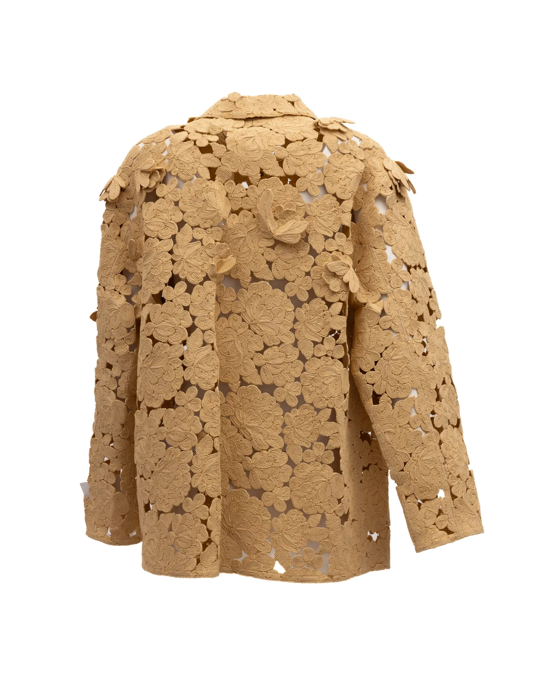 Valentino Garavani Sample Sale | Valentino Garavani Beige Floral Lace Jacket - | Designer outlet