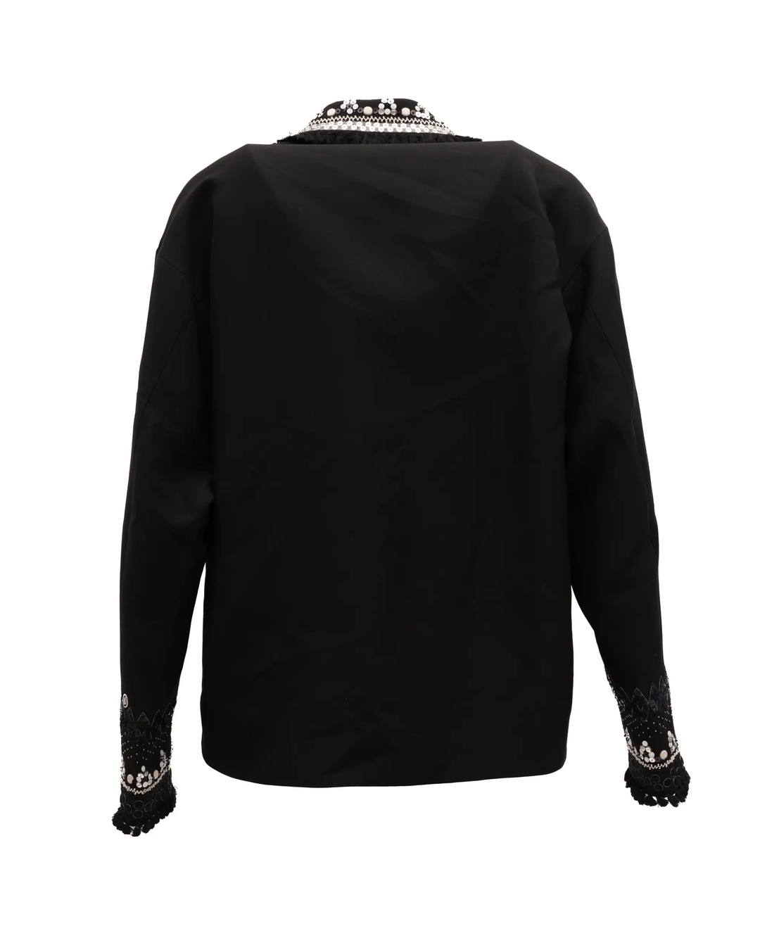 Valentino Garavani Sample Sale | Valentino Garavani Black Embellished Jacket - | Designer outlet