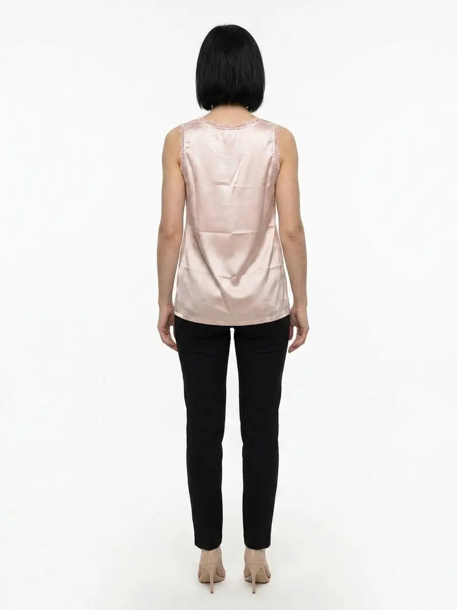 Dolce & Gabbana Sample Sale | Dolce & Gabbana Pink Elastane Tank Tops - | Designer outlet