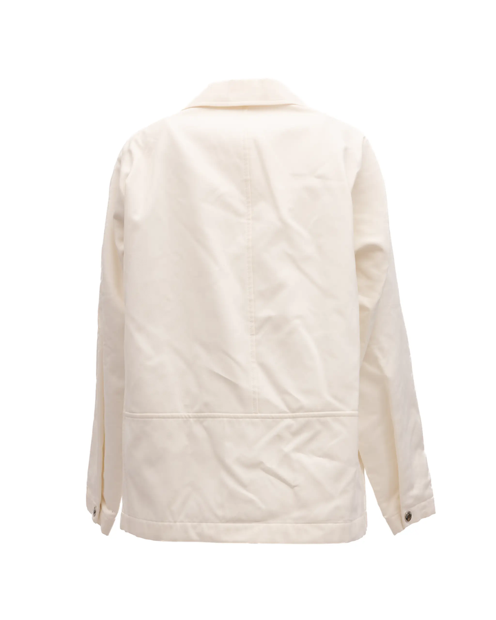 Valentino Garavani Sample Sale | Valentino Garavani Ivory Oversized Shirt Jacket - | Designer outlet