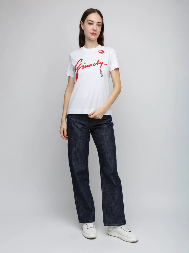 Givenchy Sample Sale | Givenchy White Cotton T-Shirt - | Designer outlet