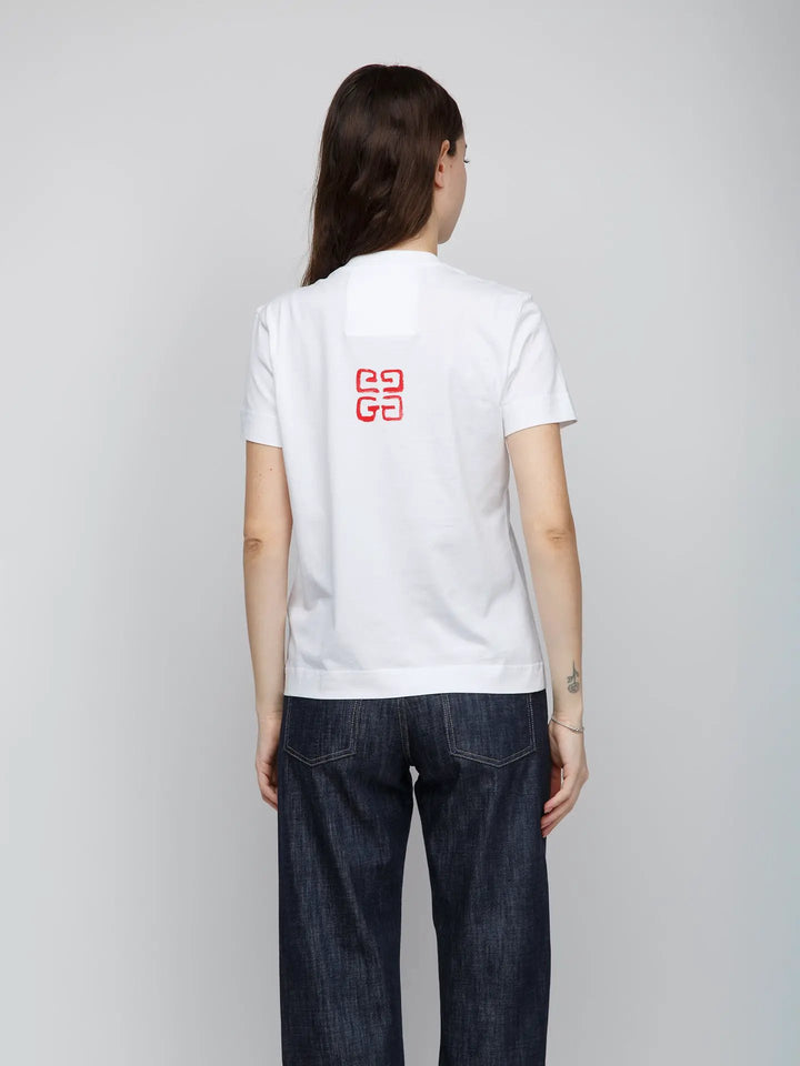Givenchy Sample Sale | Givenchy White Cotton T-Shirt - | Designer outlet