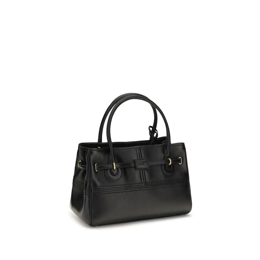 Chloé Sample Sale | Chloé Black Buffalo Leather Shoulder Bag - | Designer outlet